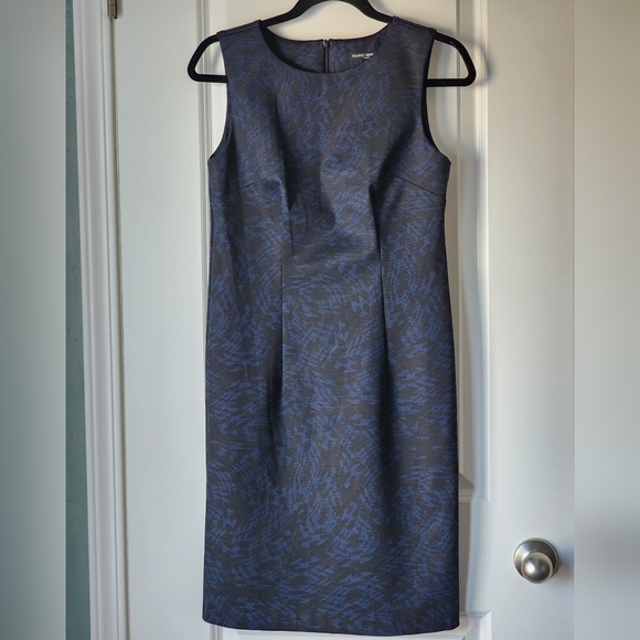 Mario Serrani Dress Black and Blue Formal Dress Size XS - Picture 7 of 8